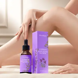 Cyperus Rotundus Oil Serum - Natural Hair Growth Inhibitor & Strawberry Legs Treatment - Post-Hair Removal Skin Repair Serum with Vitamin E & Olive Oil - Soothing & Hydrating for Sensitive Skin - 2 fl oz