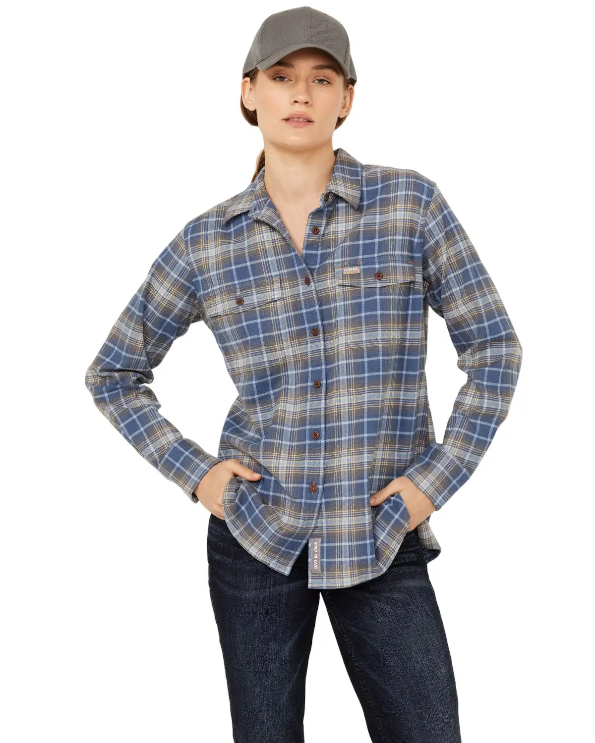 Ariat Women's Women'S Rebar Flannel Durastretch Long Sleeve Button-Down - 10052842