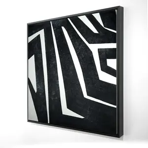 Begin Home Decor 2081-3636-AB96 36 x 36 in. Labyrinth - Industrial Man Cave Framed Canvas Home Decor