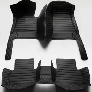 Custom Car Floor Mat For Ford F150 4doors 2015 2016 2017 2018 2019 2020 2021 Left-hand Drive Auto Interior Accessories Carpet Waterproof design Full Coverage Truck Floor Mats