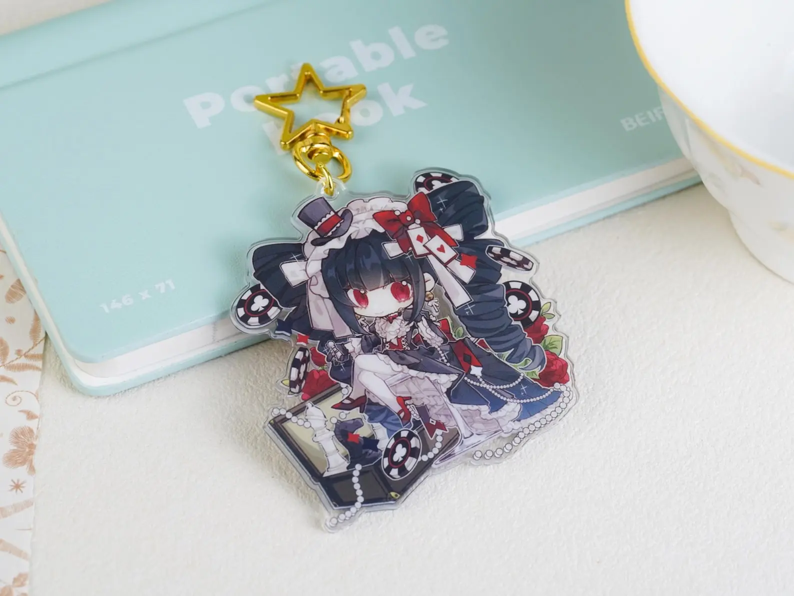 Danganronpa Celestia Ludenberg Acrylic Keychains, Great For Daily Use Or As Thoughtful Little Gifts For Your Friends And Yourself