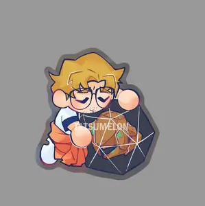 Project Hail Mary Grace and Rocky Shaker Keychain