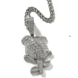 Sexy rose pendant necklace