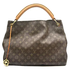 Pre-owned Louis Vuitton Leather Tote Bags CALUX Monogram Artsy MM