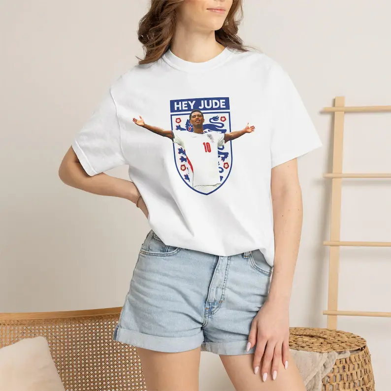Judee Bellinghamm Hey Jude England Shirt, England World Soccer 2026 Tee, Three Lions Shirt, It's Coming Home Shirt, Hey Jude Song