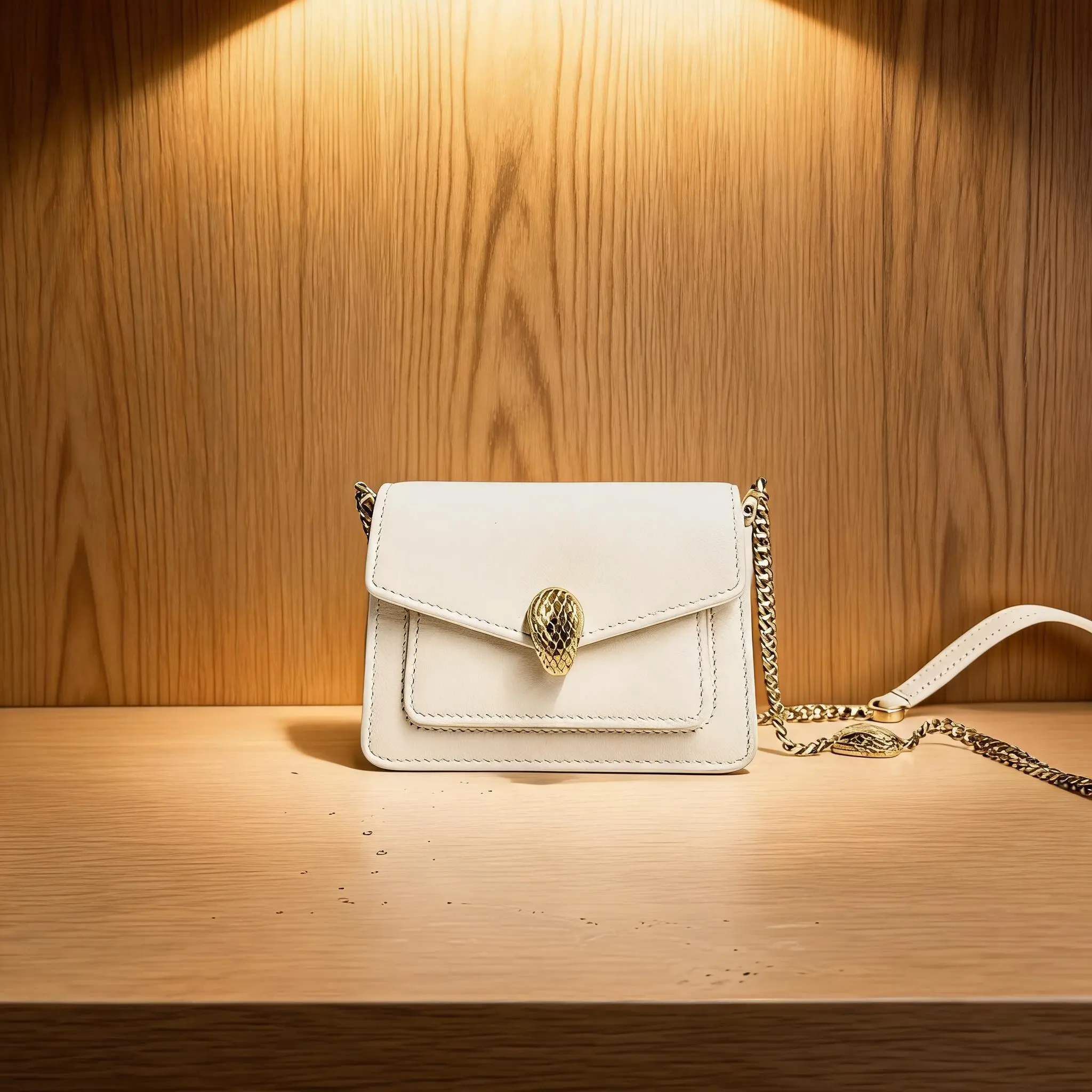 Pre-owned Bvlgari Leather Shoulder Bag C0738355217