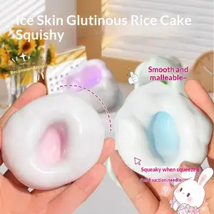 Super Fun Stress Relief Toy, DIY Shape Mochi Clay Squeeze Toy, Handmade Rice Noodle Mud, Cute Squeeze Toy for Halloween, Decompression Squeeze