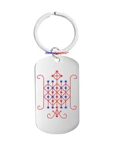 OGOU BADAGRI KEYCHAIN  Manbo Ougan Spiritual Religious vodou voodoo Haiti Ougan Manbo Erzulie Freda Erzulie Dantor Feray Badagri Legba Damballah