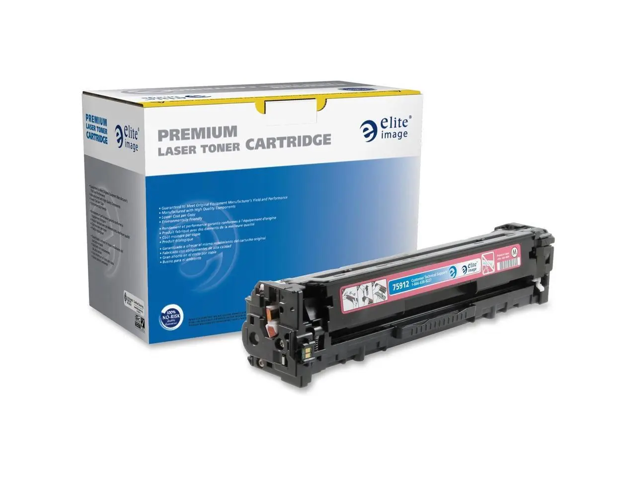 Elite ufactured Toner Cartridge 1800 Page Yield Magenta 75912