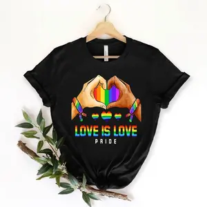 Love is Love Shirt, LGBQT Pride Shirt, Women Men Kids Toddler Baby Rainbow Shirt Retro, LGBT Shirts, Love Wins Graphic T-Shirt,Equality,Gift S
