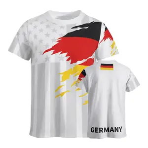 France Spain Portugal Germany and USA Flag Mixed Soccer Jersey Men's Women's Unisex European England Netherlands Slim Fit Jersey, world shirts