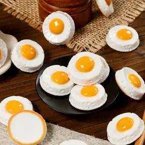 Realistic Sunny Side Up Egg 2pc Craft DIY Gift Ideas for Creative Projects and Unique Decorations