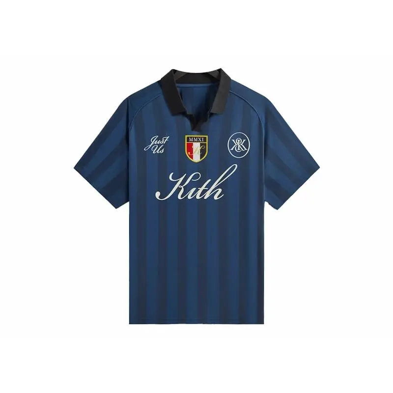 Kith Shadow Stripe Marcel Soccer Jersey Gulf (men) by StockX