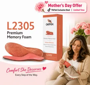Aetrex Women’s Premium Memory Foam Orthotics – | For Medium & High Arches |Forefoot Pain Relief with Metatarsal Support & Arch Support & All-Day Comfort | Mother's Day Gift