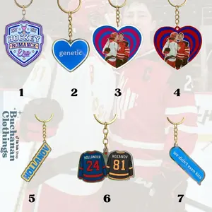 Hoockey Game Heatedd  Movie Riivalry Keychain Hollanov Merch Heatted LGBT Movie Rivalry Merch Decoration.