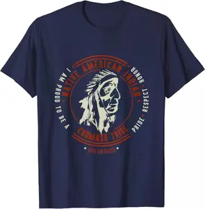 Chumash Tribe Native American Indian Vintage Retro Chief T-Shirt