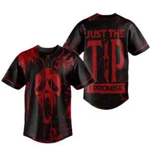 Horror Movie Baseball Jersey Retro 90s Ghost Face Halloween Shirt, Spooky Unisex Gift, Essential Piece, Fits Any Wardrobe