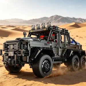 Premium 1:8 Dark Warrior Big G Building Blocks - 3224PCS Brabus Off-road SUV Model Kit, STEM Assembly Car Toy, Best Gift for Adults & Teens