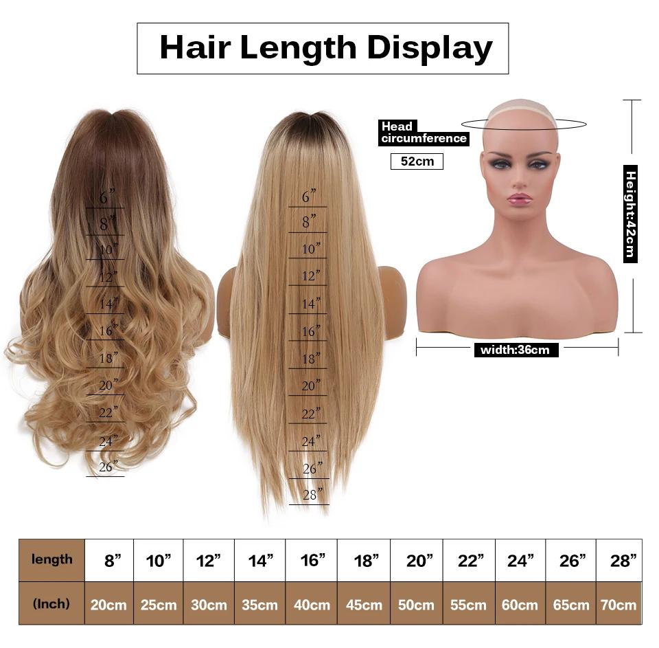Loni C-DWY New Color 24-Inch Long Wave Light Brown Glueless Synthetic Wig with Bangs for Women High-Quality Premium Fiber Easy Wear Comfortable Fit Wavy