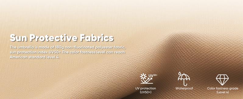 15ft Large Patio Umbrella with Base Included, Rectangle Table Umbrella Outdoor Patio, Outside Umbrellas for Deck, Market, Backyard, Khaki