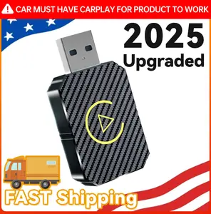 2 in 1 Wireless Apple carplay Adapter Apple and Android,converts wired to wireless,automotive blue tooth compact electronic accessories carplay dongle