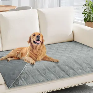 70"L x 30"W Waterproof Dog Blanket Reversible Pet Bed Blanket Soft Sofa Couch Cover for Dogs Washable Microfiber TPU Coating Furniture Protector Geometric Modern Design