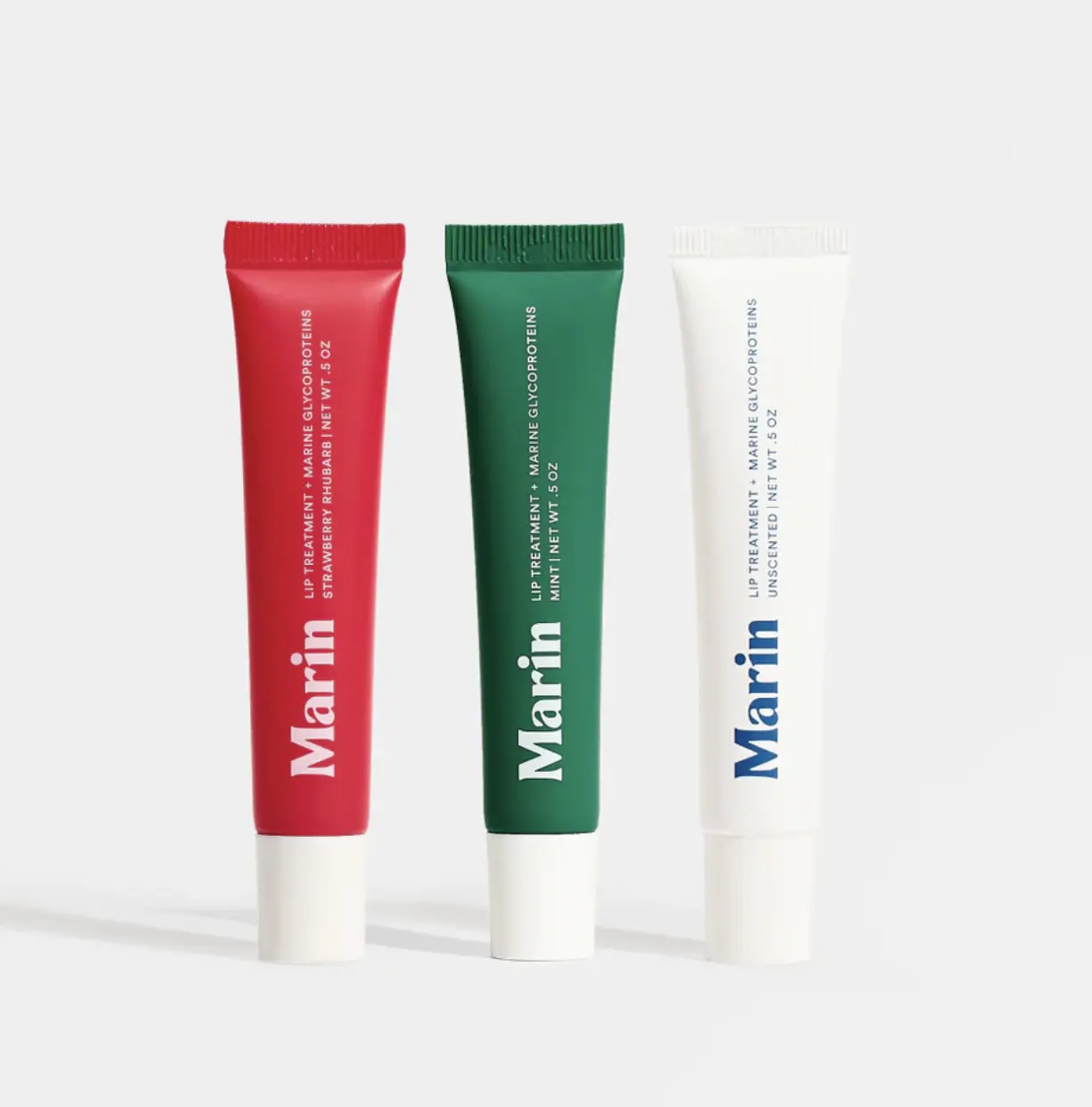 Summer Lip Trio | Strawberry Rhubarb | Mint | Unscented Summer Lip Trio | Strawberry Rhubarb | Mint | Unscented