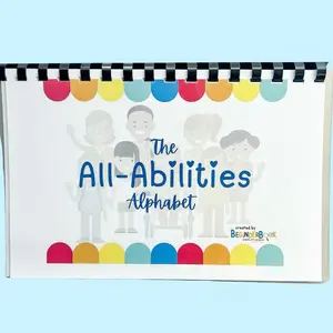 The All Abilities Alphabet Workbook Dry Erase for Kids Inclusion Kindness & Diverse Abilities 5x7 Laminated Bound Tracing Letters related to children of all abilities practice inclusion representation