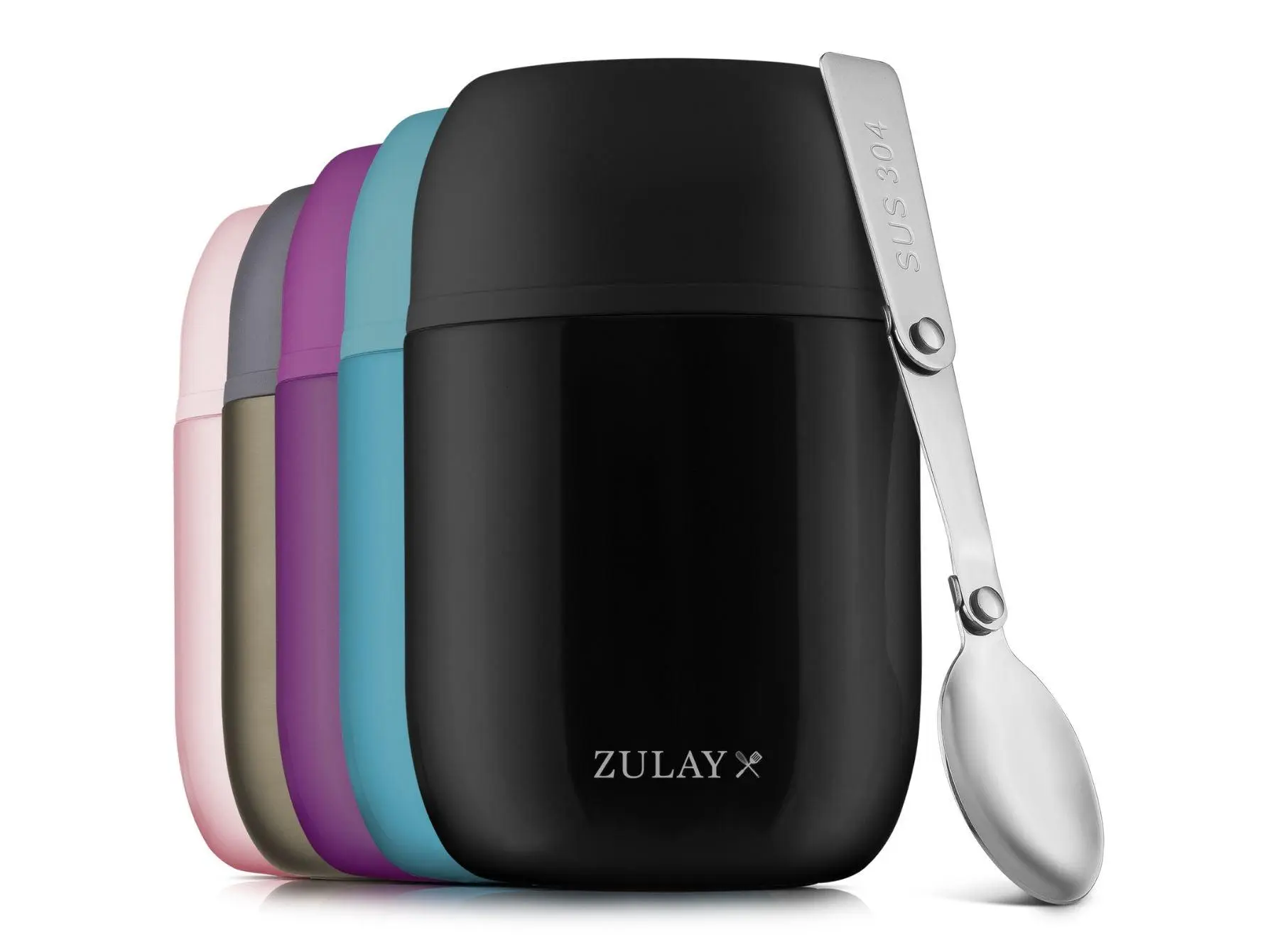 Zulay Vacuum Insulated Lunch Container - 16 oz Portable Rust-Resistant Stainless Steel with Airtight Lid, Lightweight Design for On-the-Go Meals Zulay Vacuum Insulated Lunch Container - 16 oz Portable Rust-Resistant Stainless Steel with Airtight Lid, Lightweight Design for On-the-Go Meals