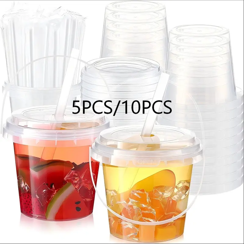 16oz fruit cup plastic - TikTok Shop
