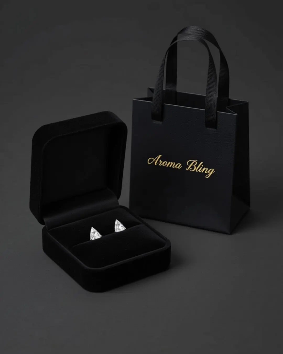 925 Sterling Silver Casual Unisex Comfortable Elegant Pear & Round Shaped Solitaire Stud Earrings - 1.00 CTW VVSD Color Moissanite Earrings for Women, Daily