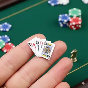 Portable Mini Playing Cards Set, Waterproof Compact Poker Toy. Blind Box Collectible Random Styles, Ultimate Tabletop Game for Dorm Camping, Social Icebreaker Party Tool.