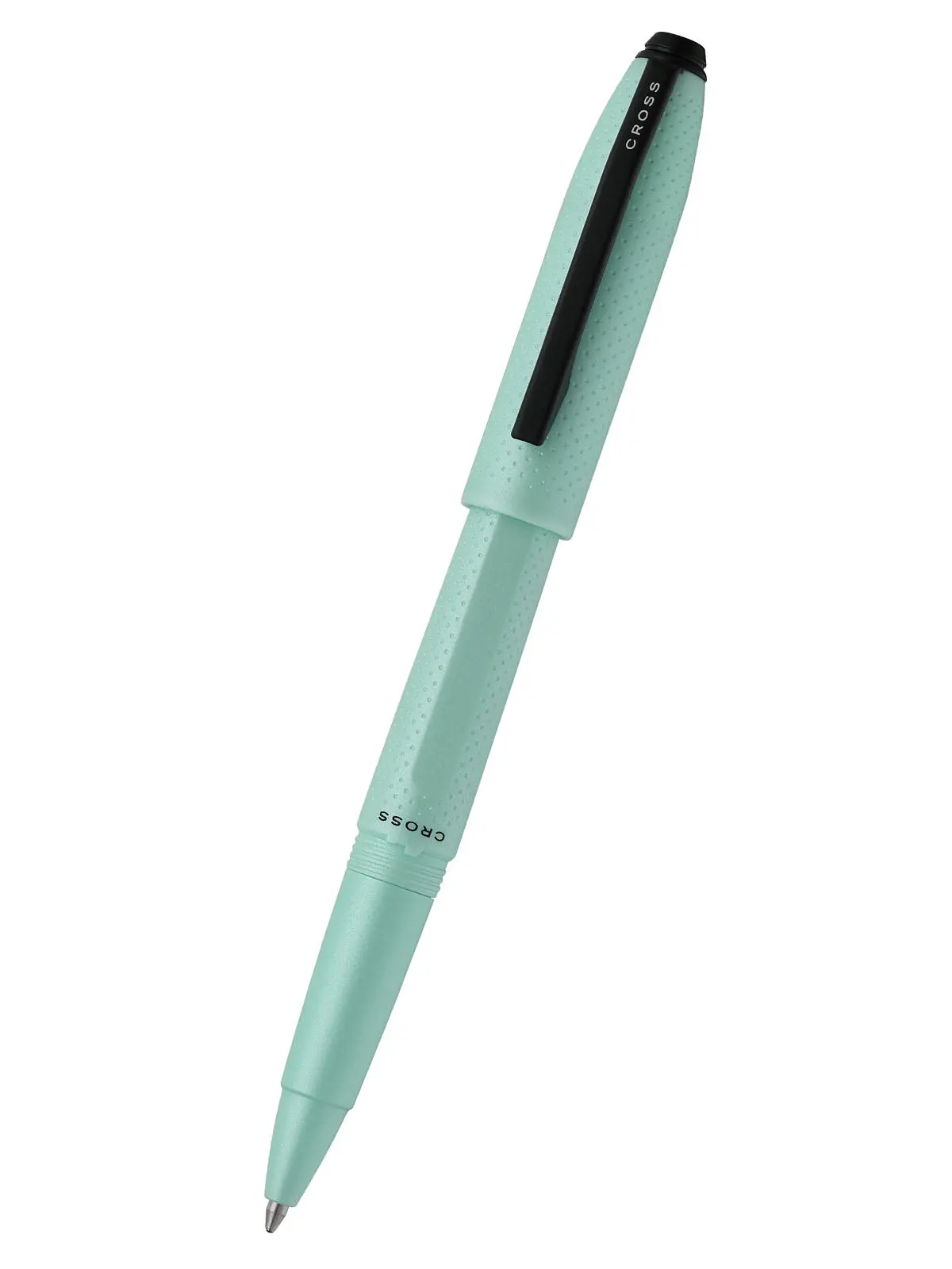 Prism Seafoam Resin Rollerball Pen with Contemporary Contrasting, Contrasting Polished Black Appointments, Cross Craftsmanship for Confident Everyday Writing, Confidence, Express Creativity