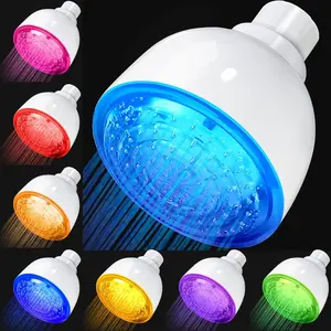 LED Shower  Color Changing Shower Heads, Shower  with Light, LED Light Shower , Light up Shower  with Led Lights, Adjustable Rain Led Showerhead for  Adult Bathroom Easy to Install