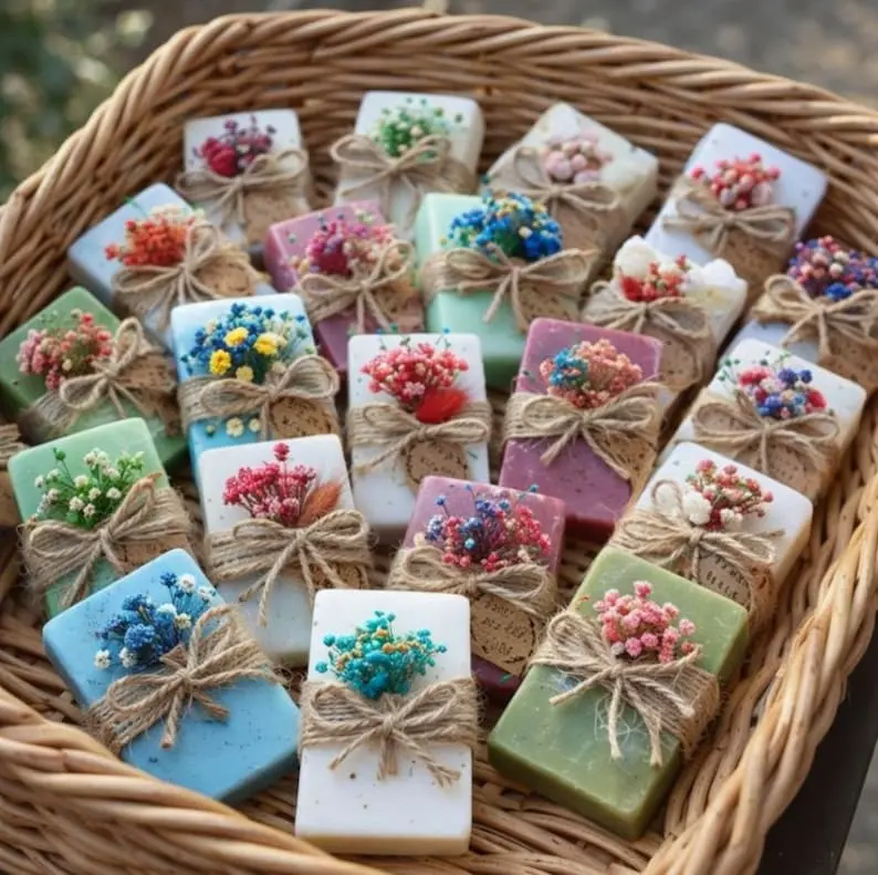 Personalized Vegan Mini , Wedding Guest Gifts, Bridal Shower, Baby Shower, Baptism Favors, set 10