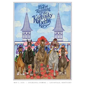 152nd Kentucky Derby "Art of the Derby" Poster (20" x 30")