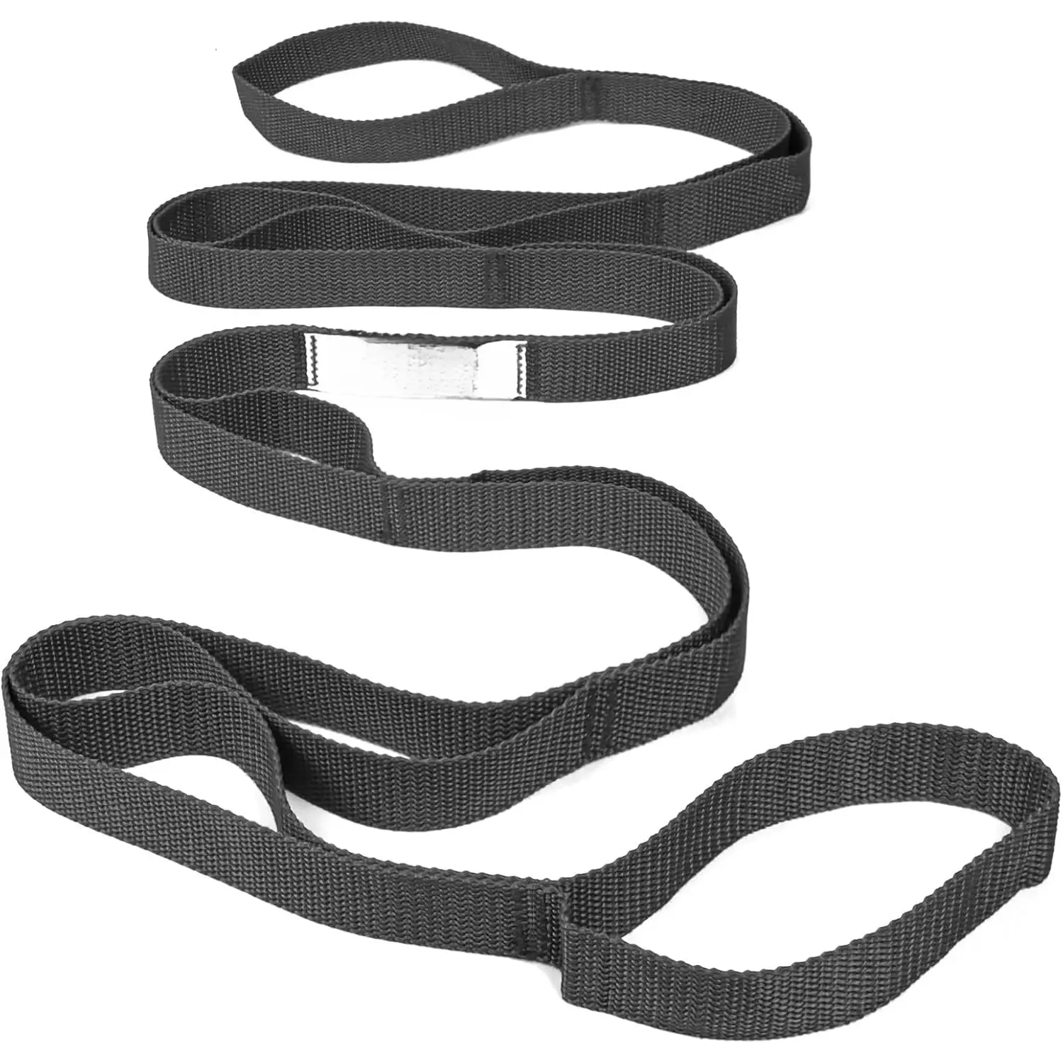 Stretching Strap Yoga Strap Physical  for Home Workout, 10 Loops Non-Elastic Stretch Band for Pilates, Flexibility, Exercise and Gymnastics