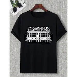 I Would Like to Solve the Puzzle Fck Donald Trump T-Shirt, Funny Anti Trump t-shirt, Funny Fck Trump shirt, Anti-Republican Shirt