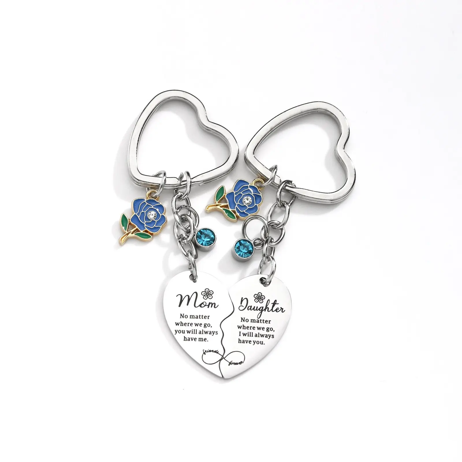 A pair of blue flowers