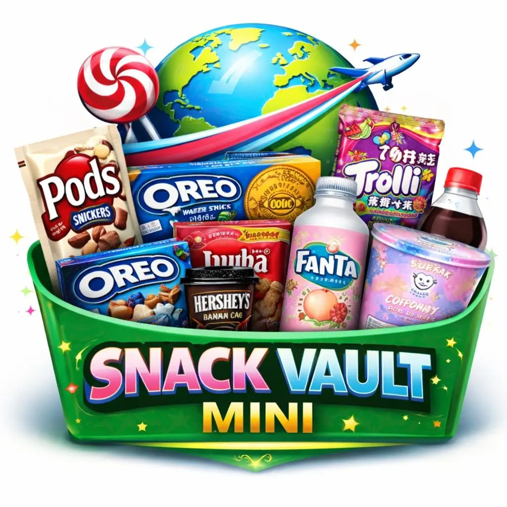 Snack Vault Mini Box - 4 Full-Size Exotic Snacks | No Fillers