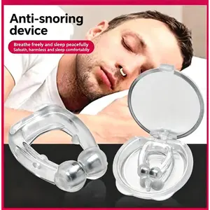 Anti-Snoring Device, Snore Stopper for Men & Women, Sleep Breathing Corrector, Anti-Snore Nose Clip