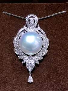 Luxury couture jewelry full inlaid synthetic shell beads necklace