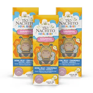 Tio Nacho TIO Nachito Hypoallergenic Baby Shampoo, with Royal Jelly & Chamomile. Three Pack. - Gentle, Tear-Free Body Wash, 13.5 fl oz each, 3 Pack