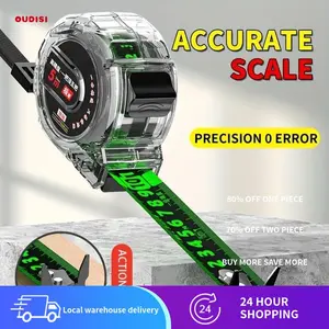 Heavy-Duty 5m Self-Locking Steel Tape Measure – Fluorescent Dual Scale, Transparent Anti-Drop Case, Bonus Gift Included!