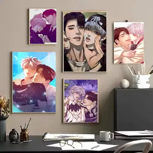 Popular Bl Anime P-pearl BoyS Poster HD Sticky Waterproof Wall Art | High Quality Print Aesthetic Home Living Bedroom Bathroom hallway Decor Trendy Room Decoration | Multiple Size Options Available