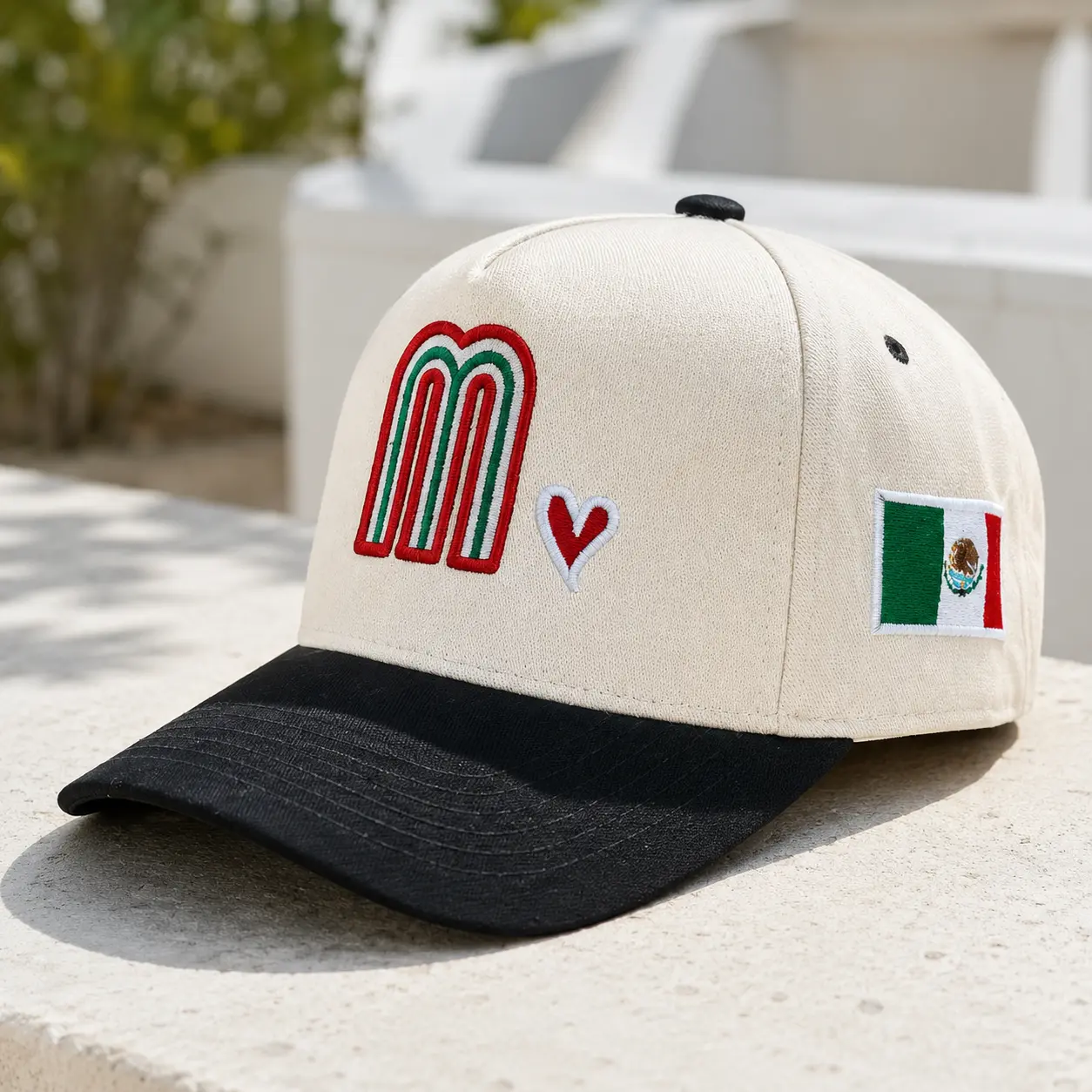 Mexican Pride Hat for Men & Women, Mexico Flag Embroidered Baseball Cap, M Logo Snapback Hat, Latino Heritage Dad Hat, Adjustable Unisex Casual Streetwear Cap for Travel & Outdoor