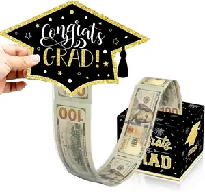 2026 Graduation Gifts, Class of 2026 Money Gift Box, Funny Surprise Cash Gift Idea Kit for Boys Girls College High School Congrats Grad Black Gold