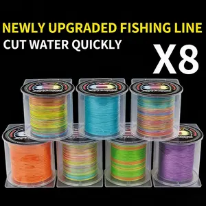 500 meter 8-weave PE fishing line - high-density and ultra strong, multi strand structure, smooth surface treatment, fishing line, fishing enthusiast, professional angler.