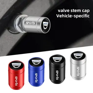 4pcs Aluminum Alloy Styling Car Wheel Tire Air Valve Caps For Dacia Logan Sandero Duster Lodgy Spring Jogger Dokker Stepway Bigster Vehicle