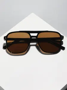 Men's Retro Trendy Casual Classic Aviator Sunglasses with Colored Lenses, Lightweight Durable Design for Outdoor Activities, Fashionable Vintage Style Gift